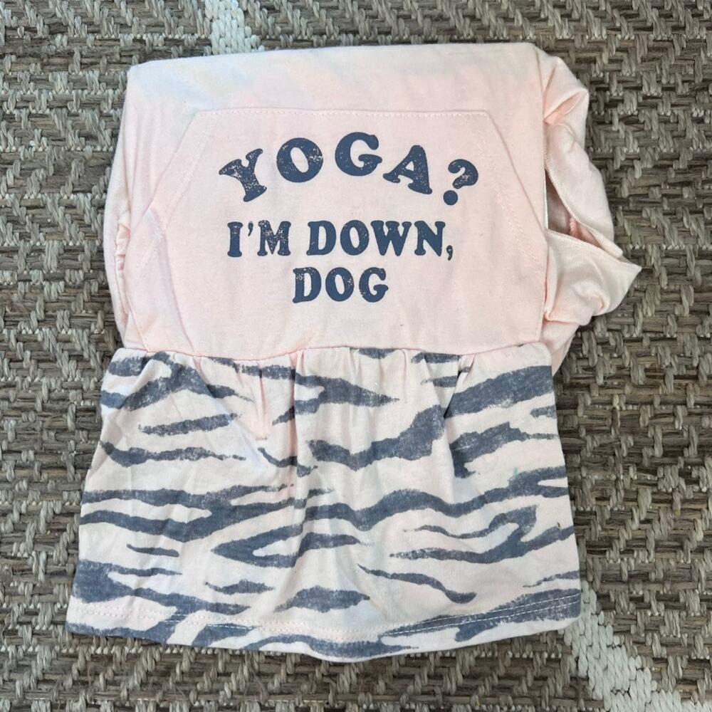 Grayson Pup The Label Dog Shirt "yoga" Sz M